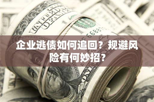 武汉企业逃债如何追回？规避风险有何妙招？