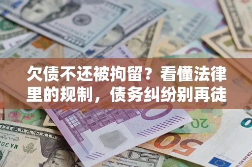 武汉欠债不还被拘留？看懂法律里的规制，债务纠纷别再徒劳奔波