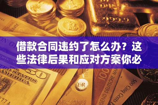 武汉借款合同违约了怎么办？这些法律后果和应对方案你必须知道