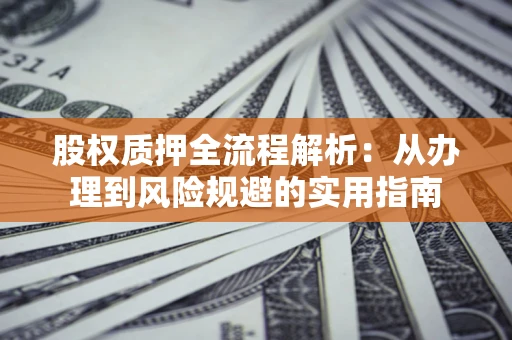武汉股权质押全流程解析：从办理到风险规避的实用指南